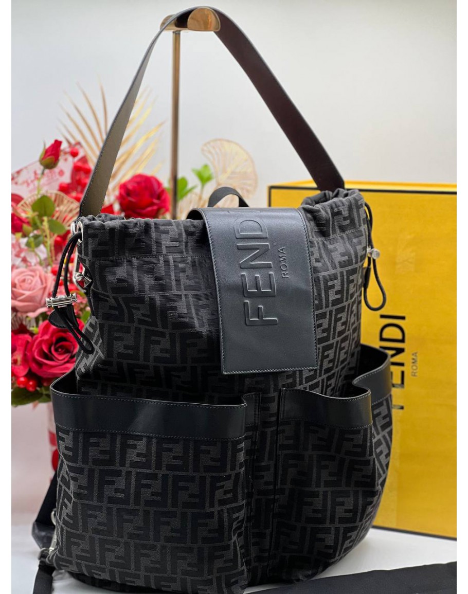 Fendi drawstring backpacks sale